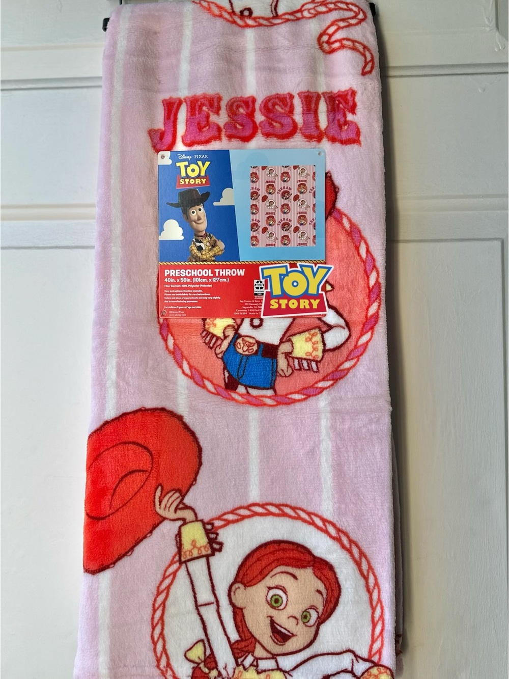 Toy Story Jessie Pink Preschool Throw Blanket